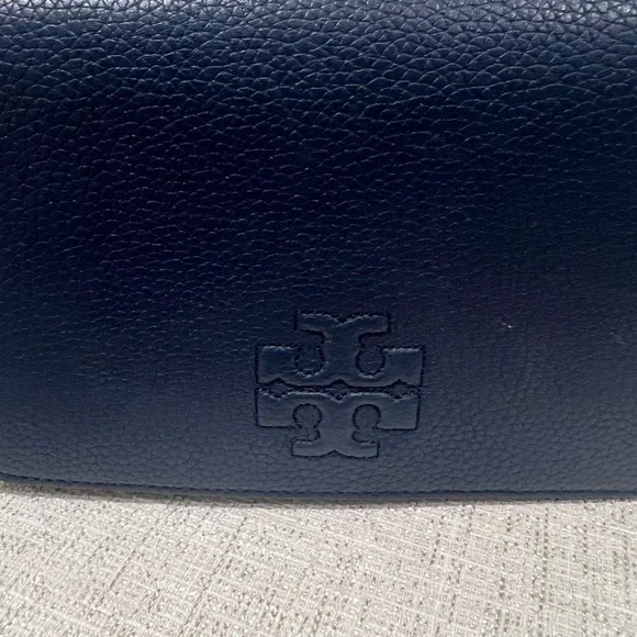 Tory Burch Navy Crossbody Bag with Tassel - Picture 2 of 3